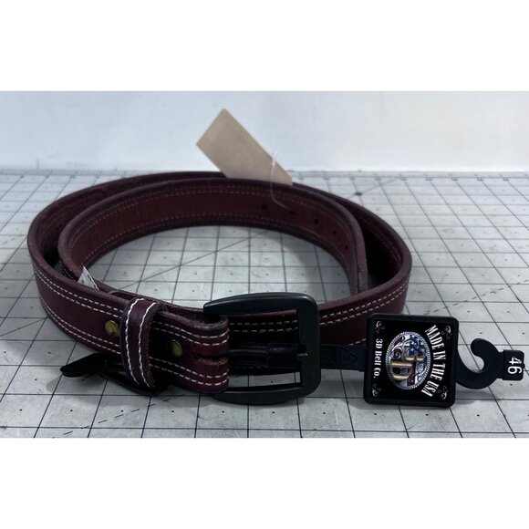3D-belt Other - Men’s  Brown Leather 3D Belt Co.  Sz. 46 Genuine Leather USA Metal Buckle New